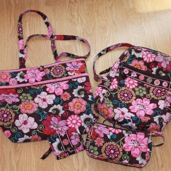 Vera Bradley Bundle: Backpack, tote, wallet, and small crossbody purse - Picture 2 of 16